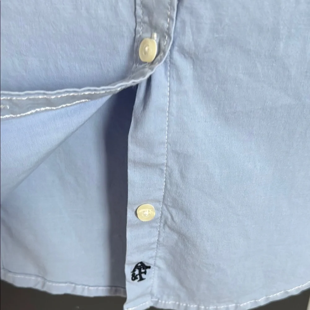Abercrombie & Fitch Sky Blue Button-Up Shirt Size L•EUC Excellent Used Condition - Picture 5 of 8